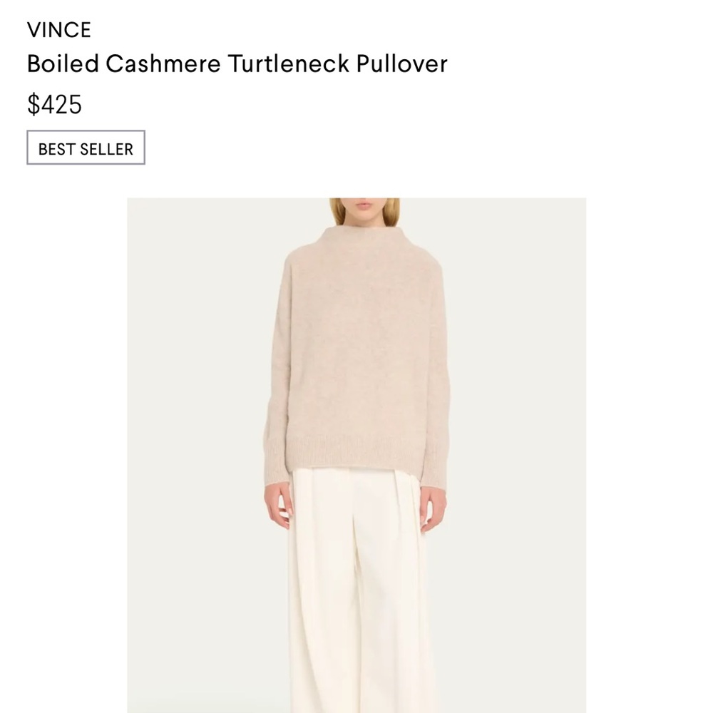 Vince Boulid cashmere turtleneck